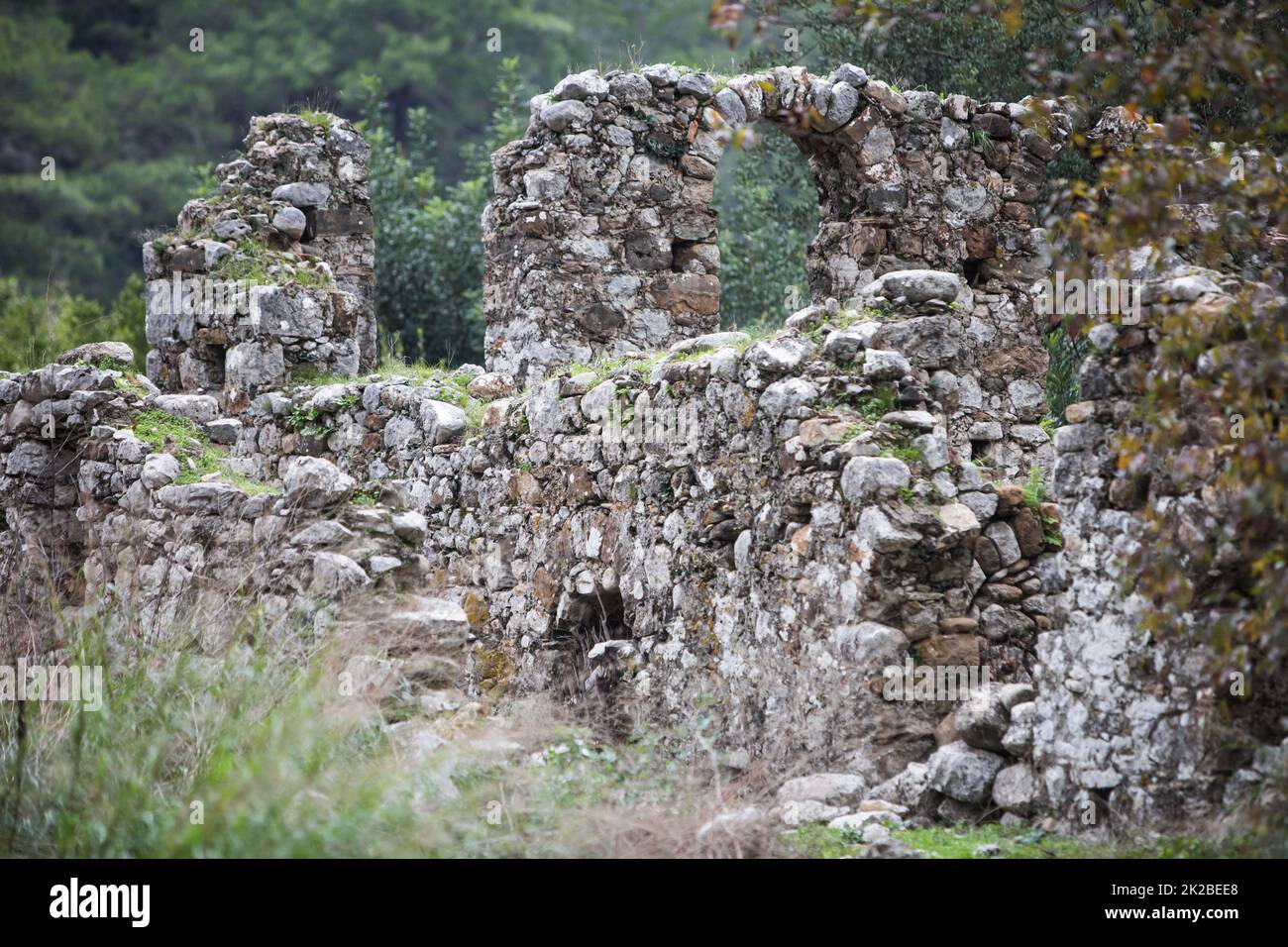 Ancient ruins olympos old hi-res stock photography and images - Alamy
