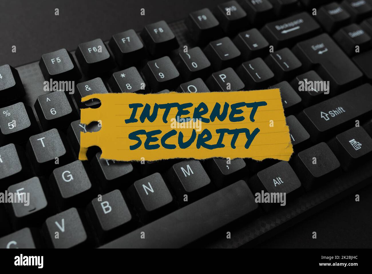 Inspiration showing sign Internet Security. Word for process to protect against attacks over the Internet Typing New Edition Of Informational Ebook, Creating Fresh Website Content Stock Photo