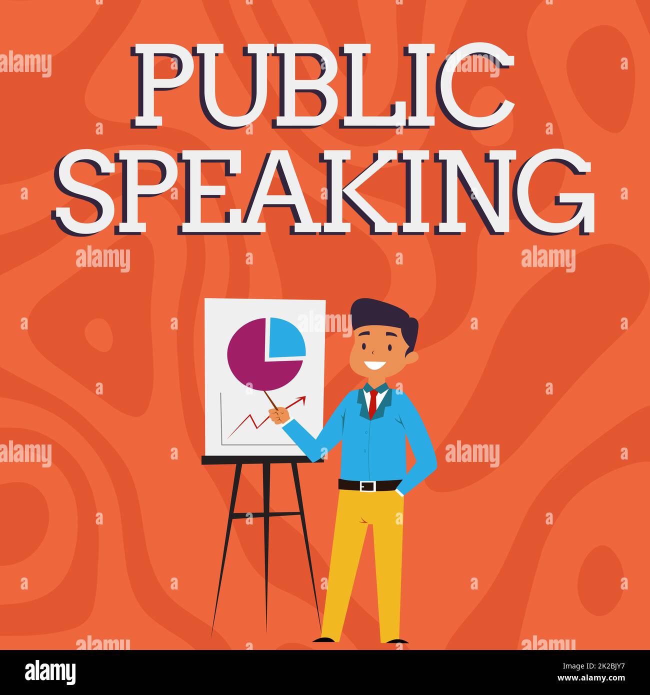 Text caption presenting Public Speaking, Business idea art of effective