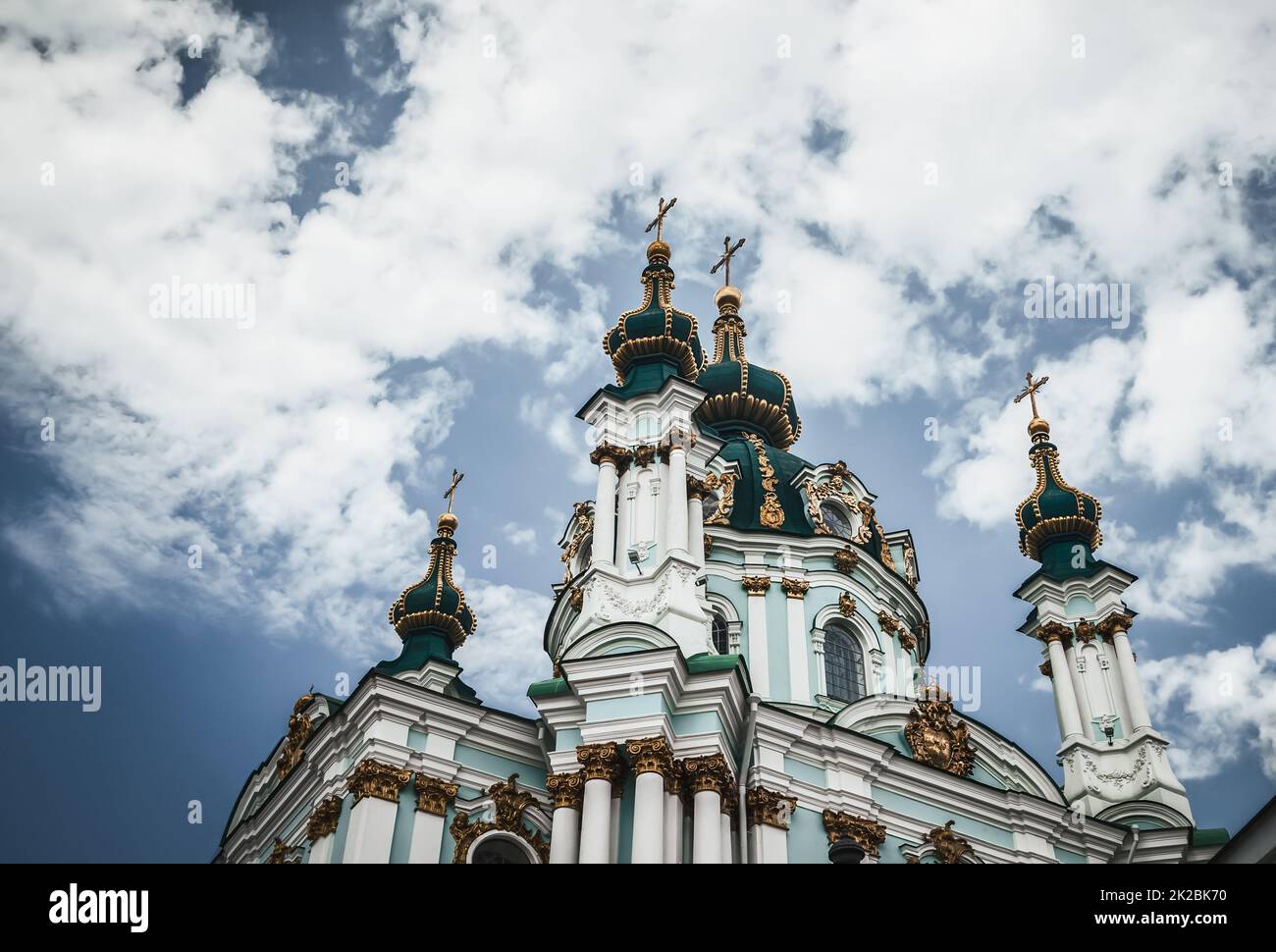 St. Andrew's Church in Kyiv Stock Photo