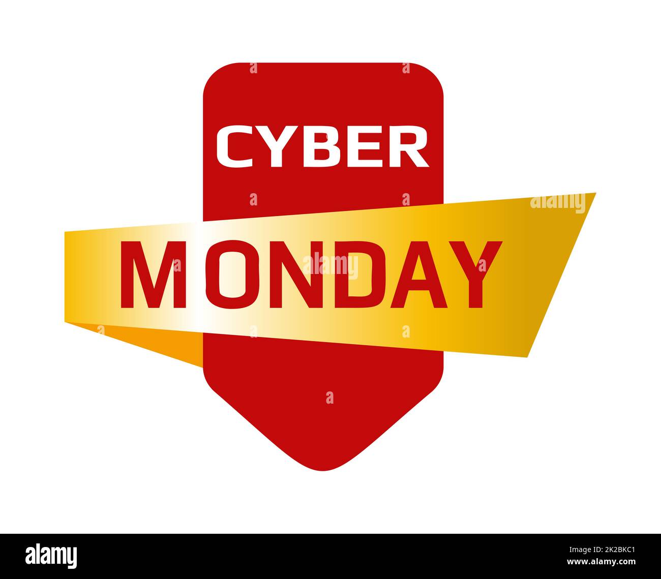 Abstract web banner, business card, template CYBER MONDAY - Vector Stock Photo