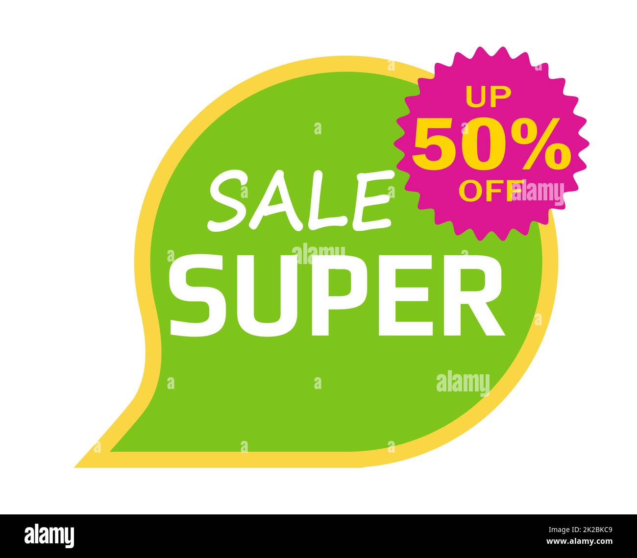 Abstract white web banner, business card, template SUPER SALE 50