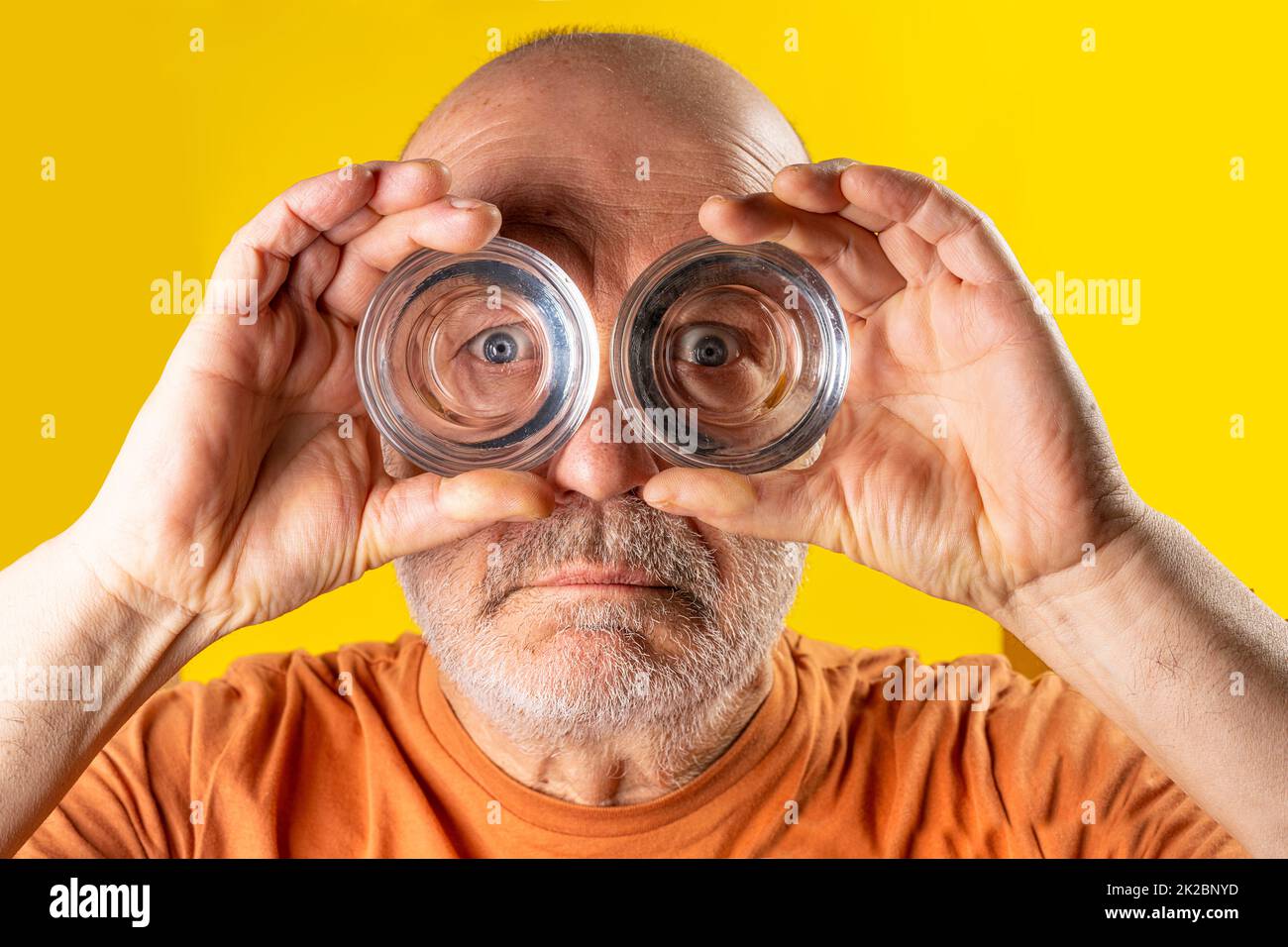 looking through Stock Photo