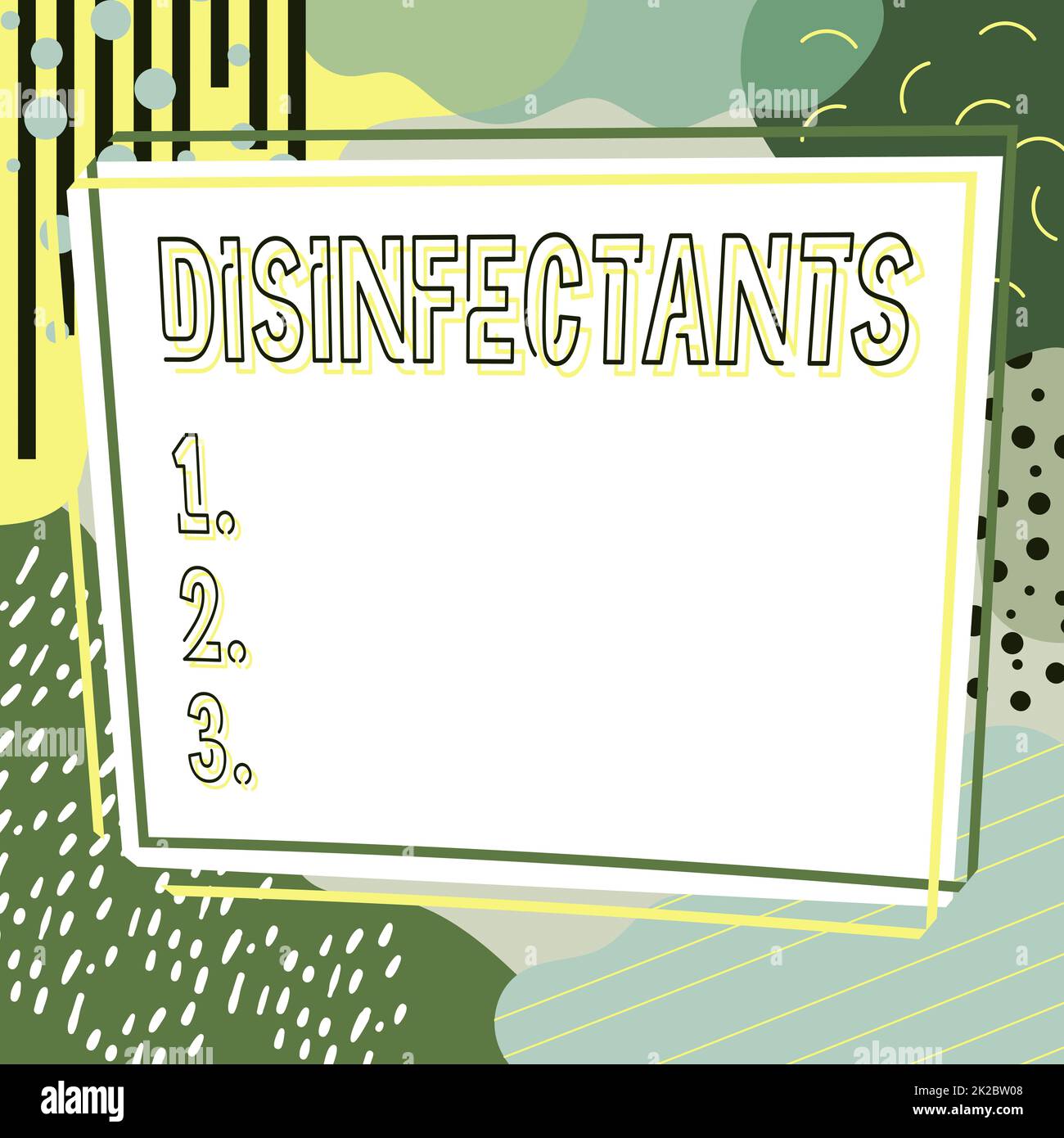 Text showing inspiration Disinfectants. Word Written on chemical that