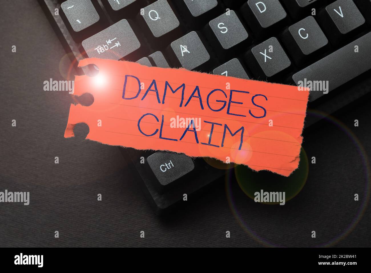 Inspiration showing sign Damages Claim. Business concept seeks to repair the damages or