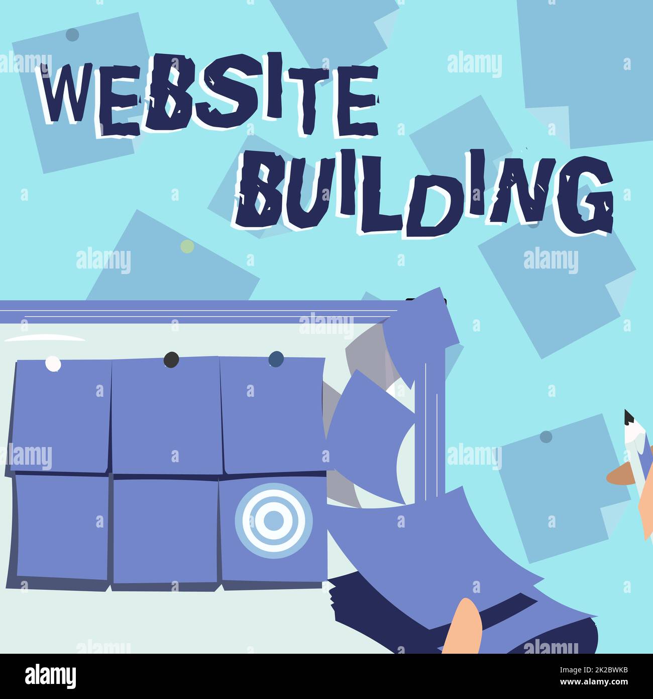 Handwriting text Website Building. Conceptual photo Website Building ...