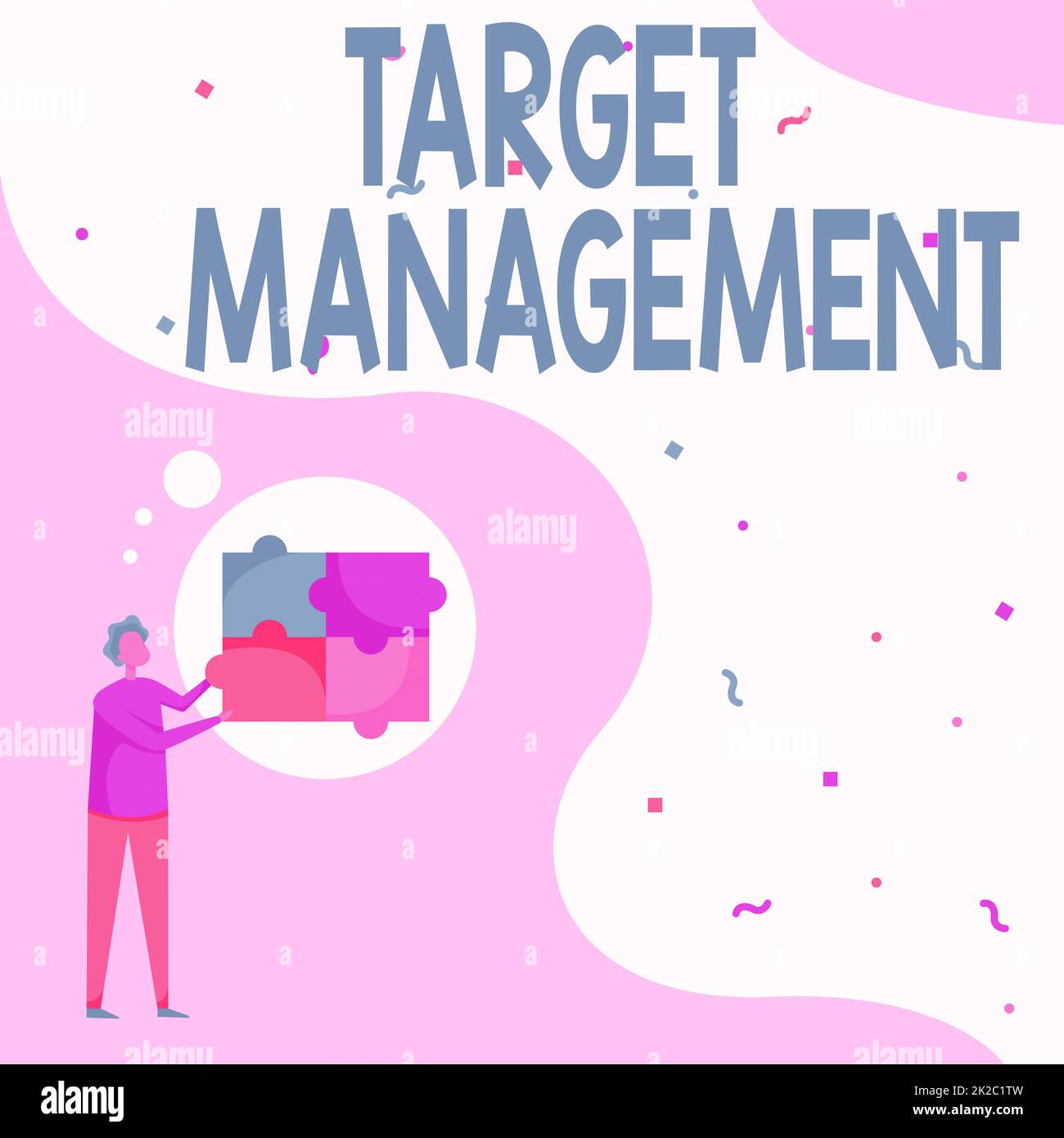 Conceptual display Target Management. Conceptual photo nurturing the ...