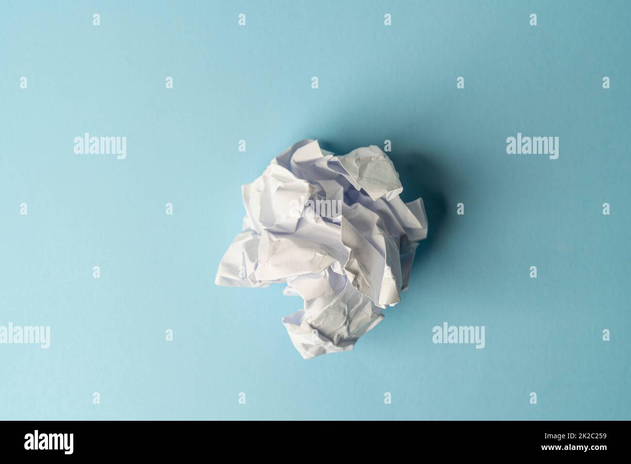 crumpled sheet Stock Photo