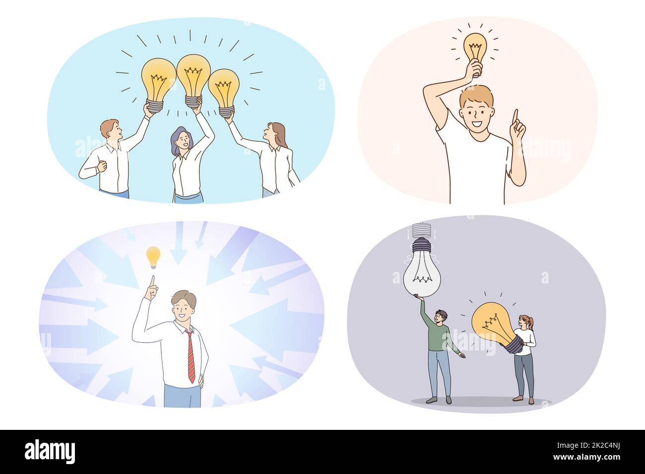 Brainstorm business creative Cut Out Stock Images & Pictures - Alamy
