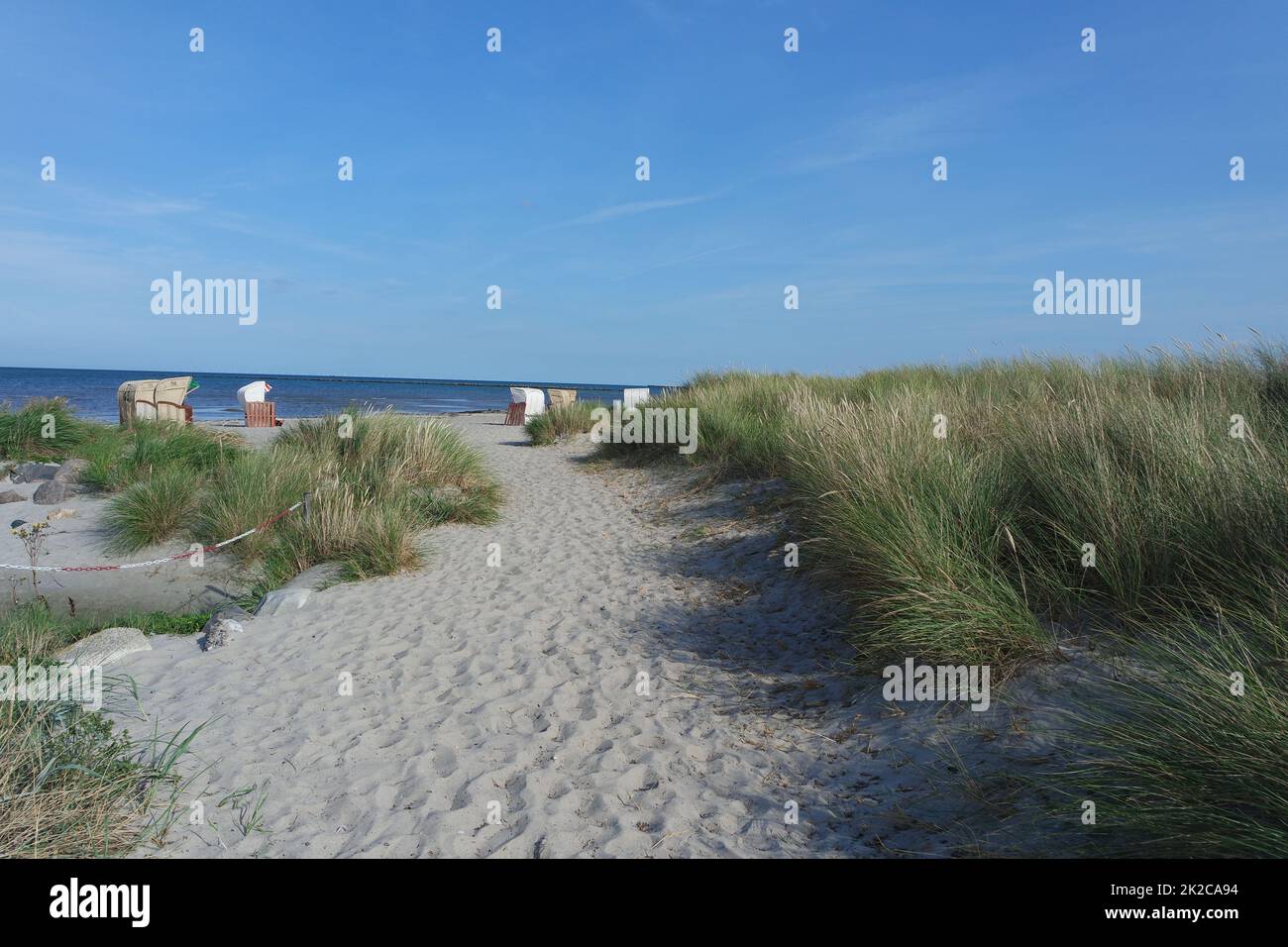 Fehmarn, beach on the north coast Stock Photo
