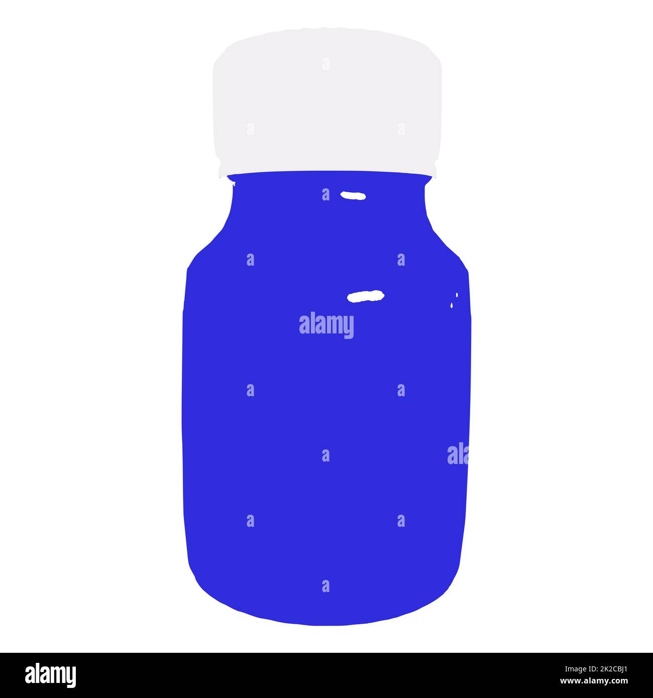 Medicine Bottle Illustration Design Stock Photo