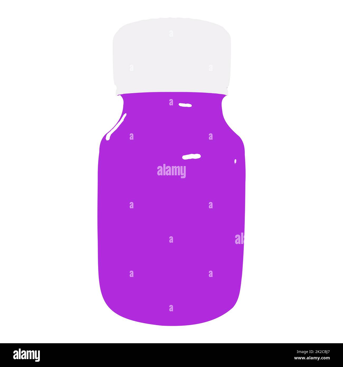 Medicine Bottle Illustration Design Stock Photo