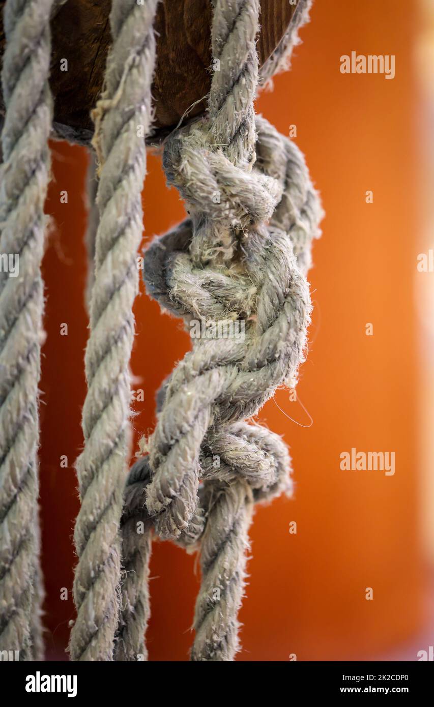 Decorative rope knots hi-res stock photography and images - Alamy