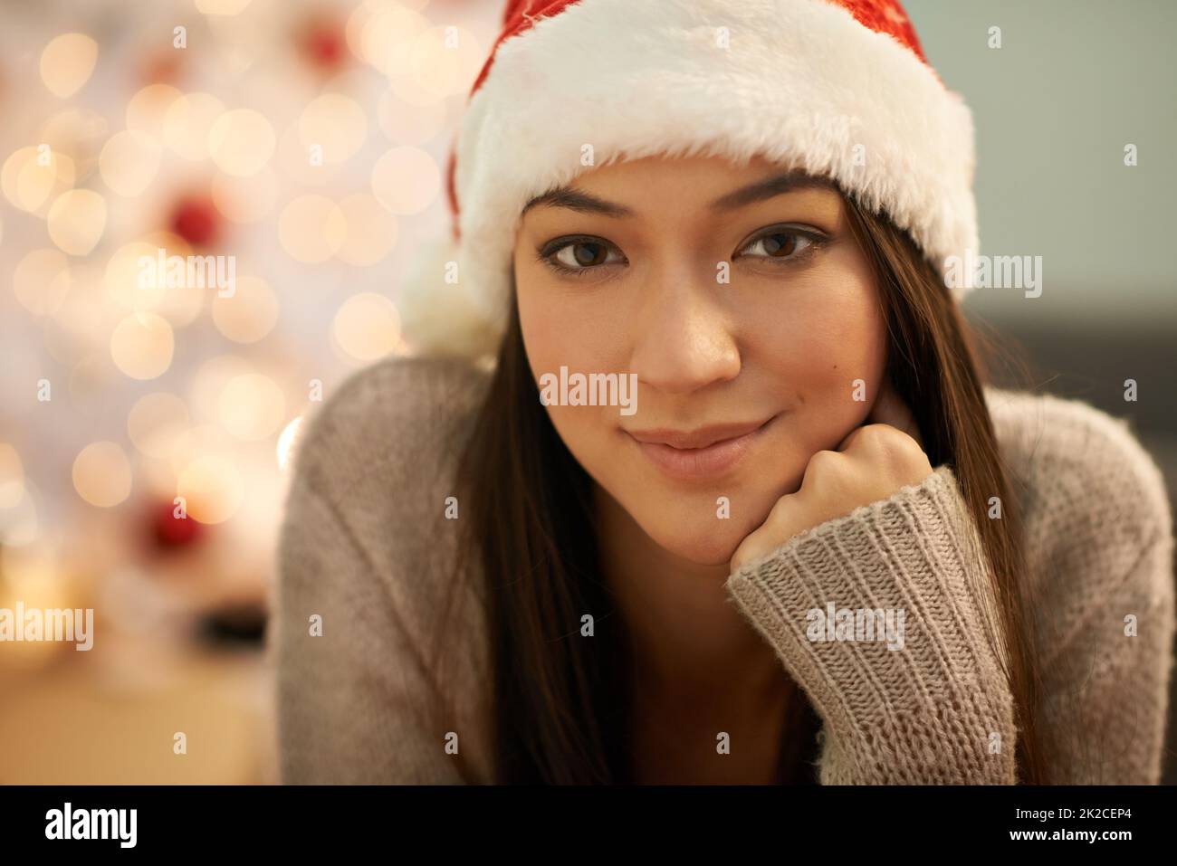 Wearing a santa hat hi-res stock photography and images - Alamy