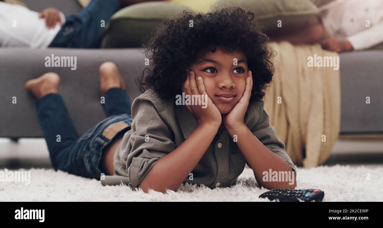 Is there anything good on tv today shot of an adorable little boy