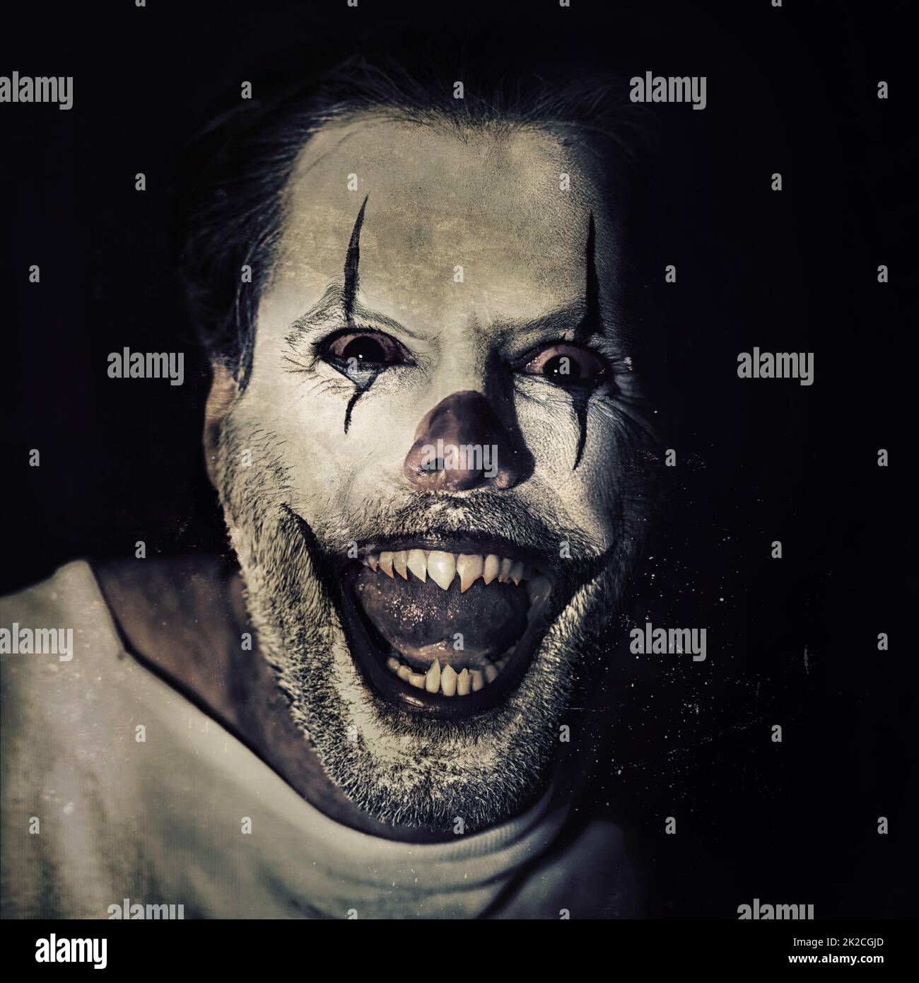 Halloween ghost face paint hi-res stock photography and images - Alamy