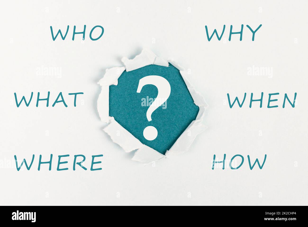 What who where how when why hi-res stock photography and images - Alamy