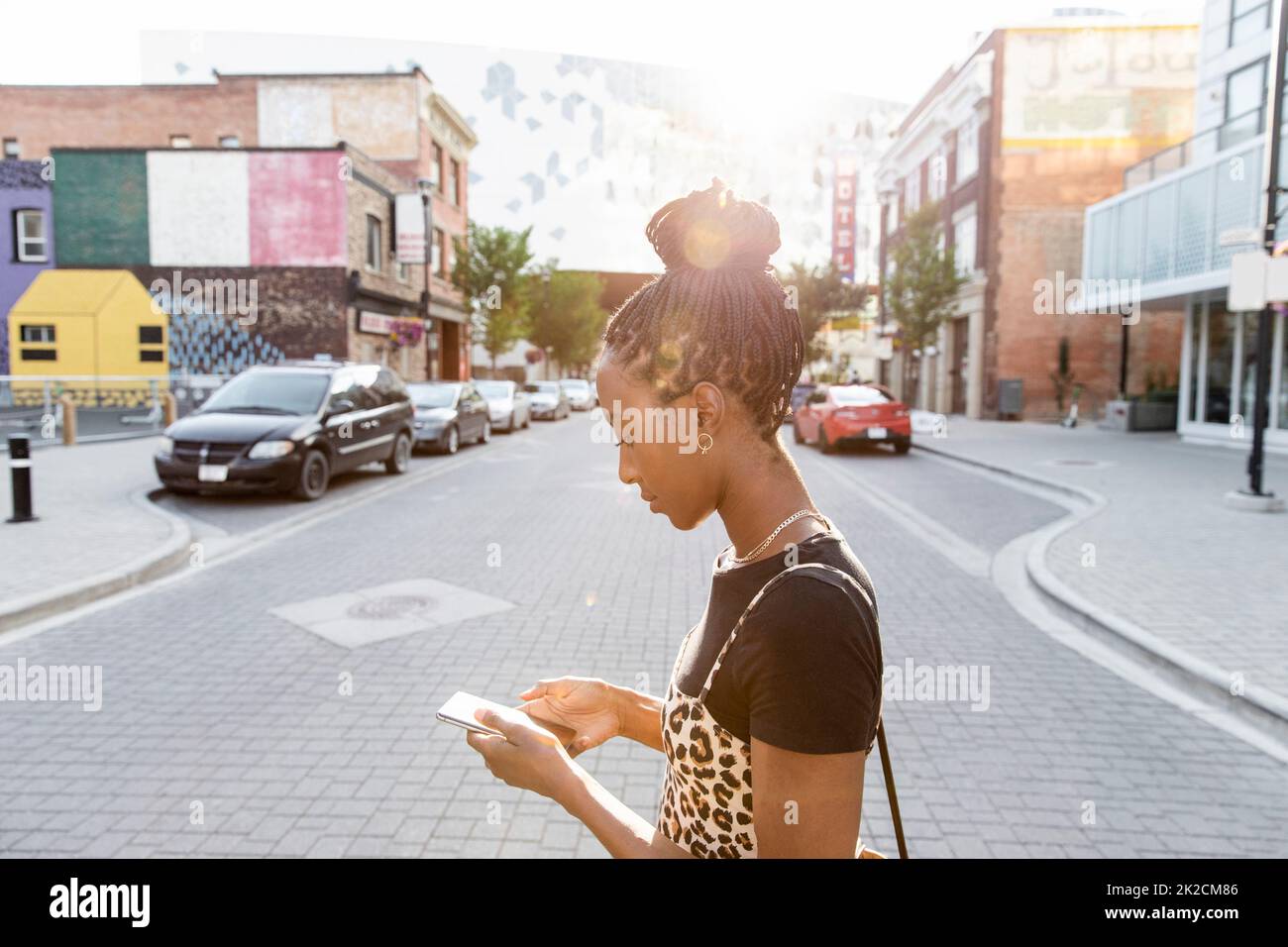 Outdoor Fashion Portrait of Young Woman with Long Legs, Walking Alone at  Street Stock Image - Image of holiday, city: 167492441