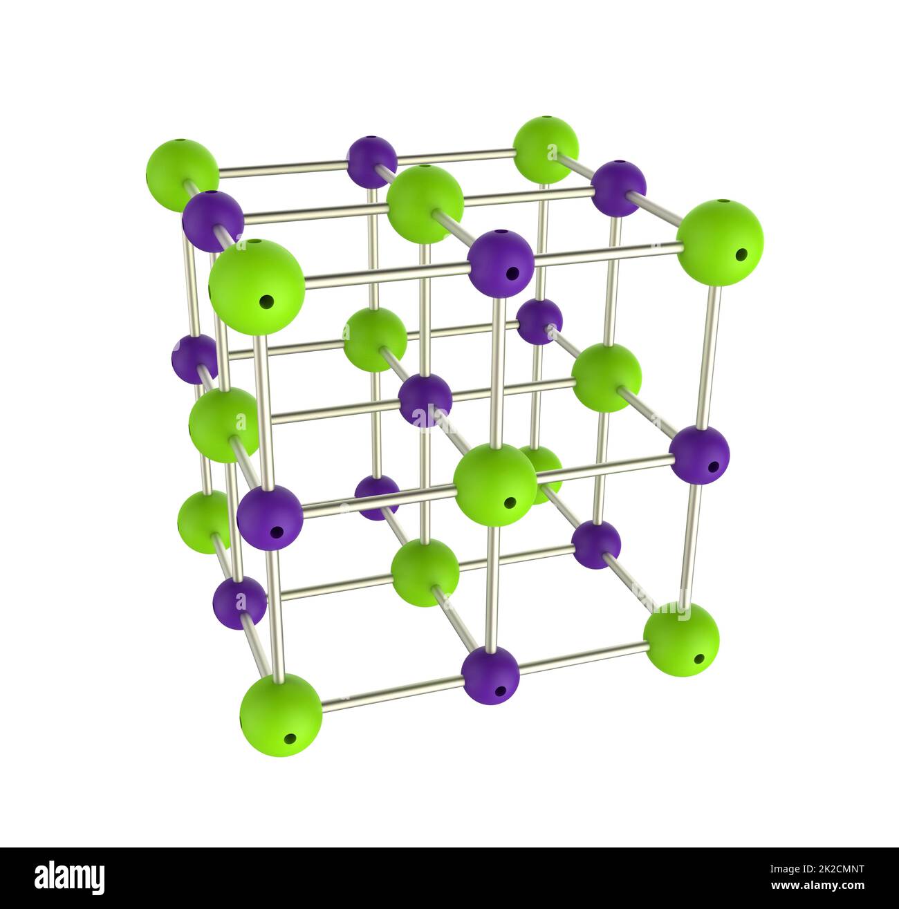 Crystal structure of sodium chloride hires stock photography and