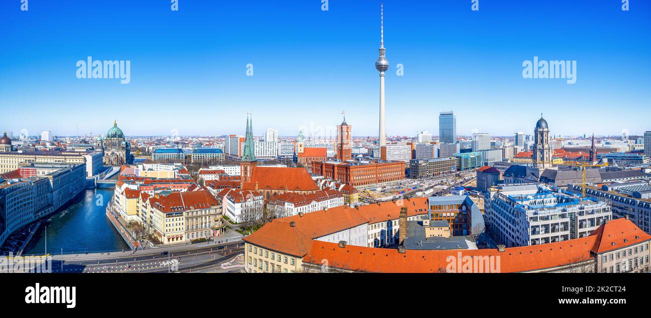 panoramic view at the city center of berlin, germany Stock Photo - Alamy