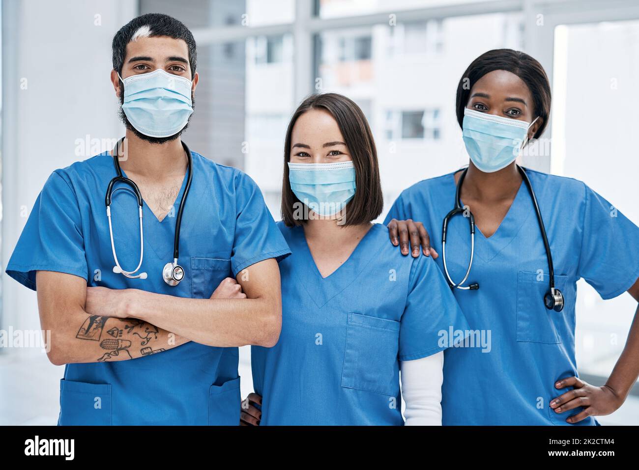 Its our aim to get you to optimum health. Portrait of a group of