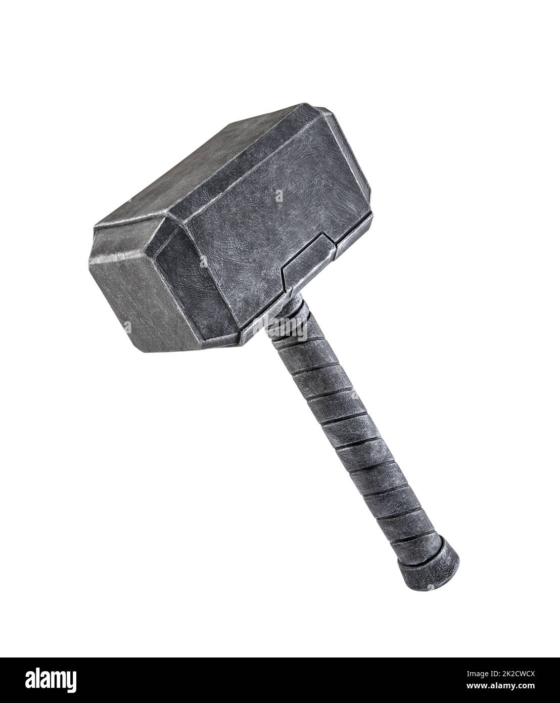 Thor hammer isolated on white background with clipping path Stock Photo