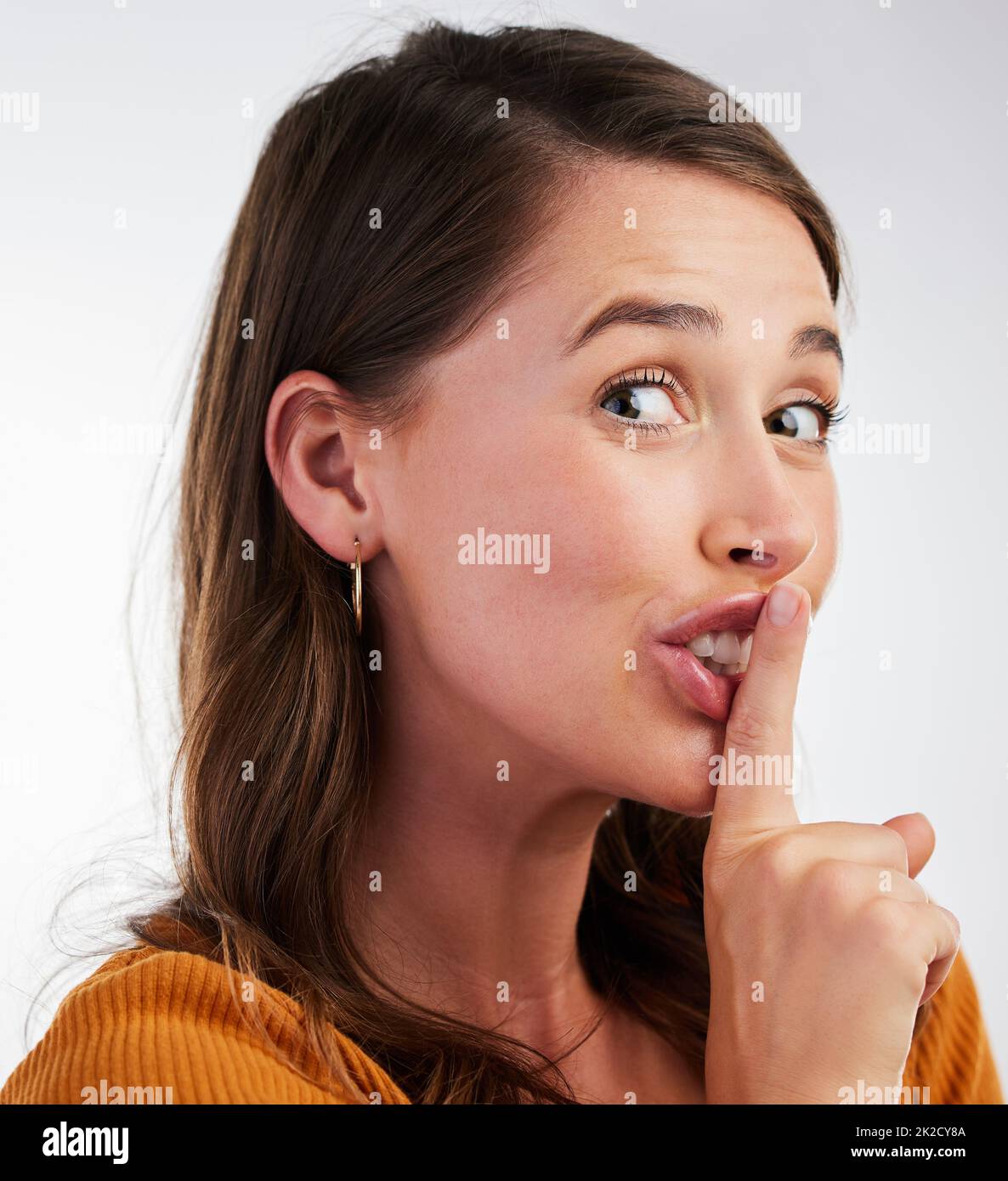 person-signalling-to-be-quiet-hi-res-stock-photography-and-images-alamy