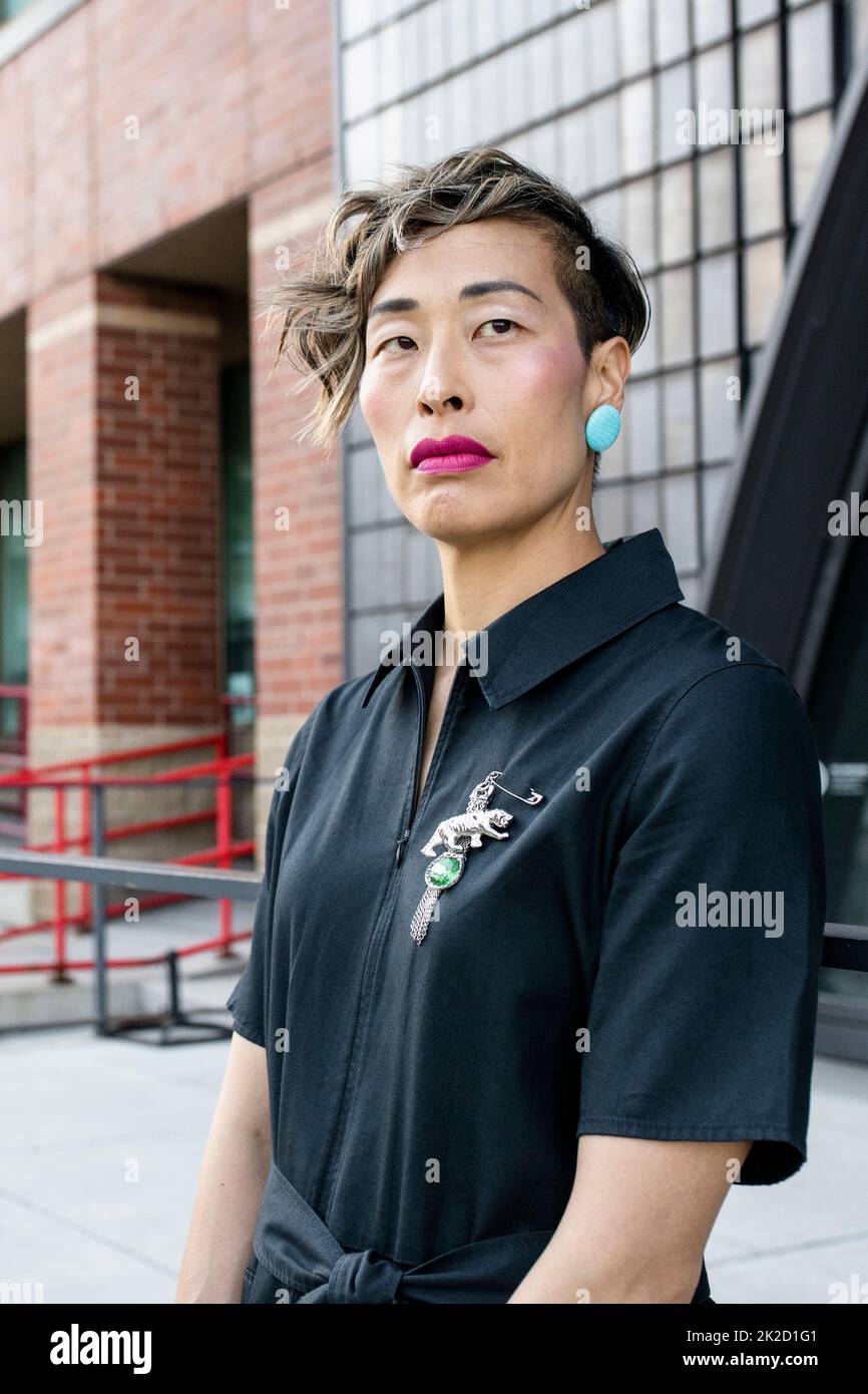 Stylish mature woman hi-res stock photography and images - Alamy