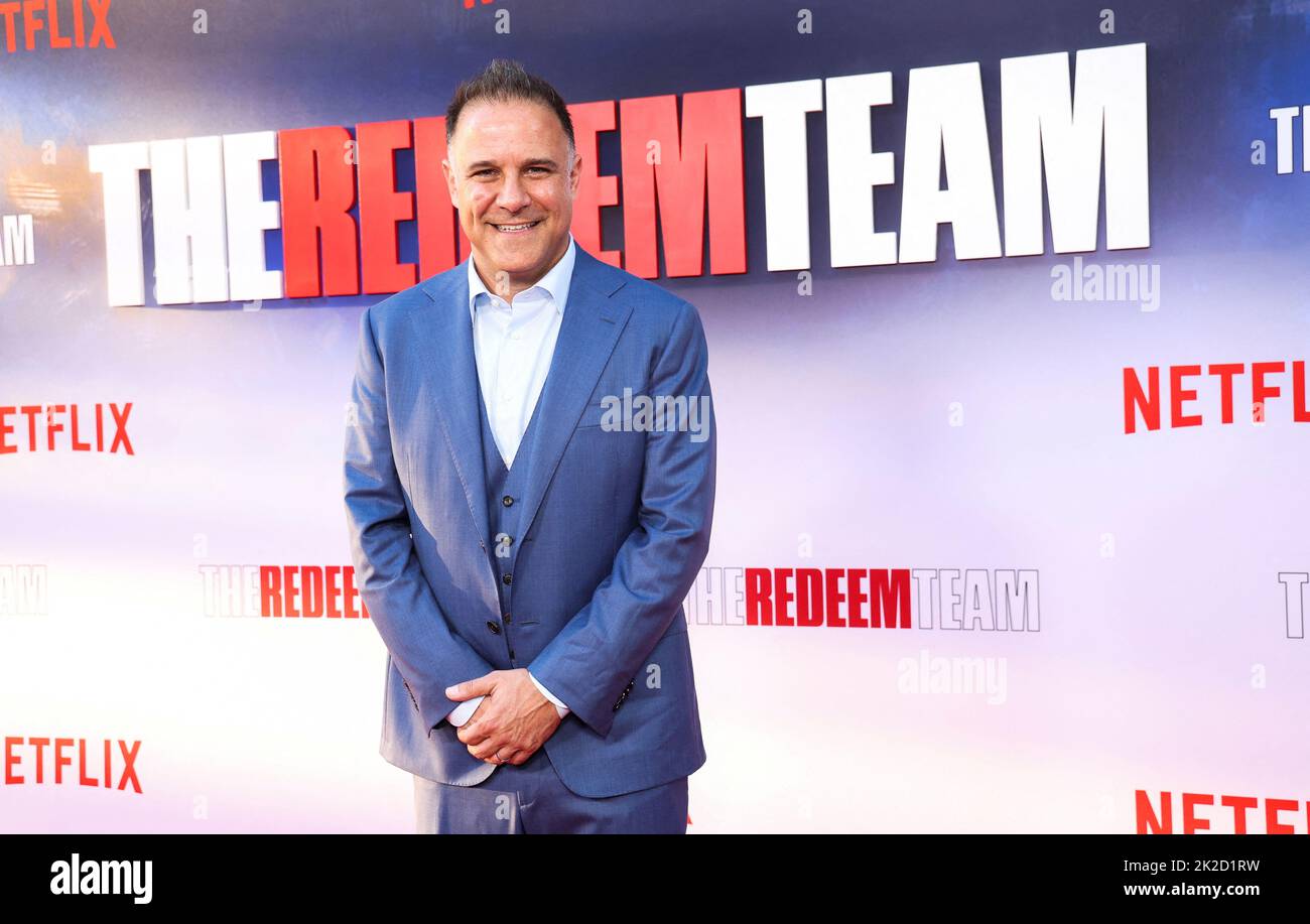 Director Jon Weinbach attends a screening for the documentary 'The Redeem Team' in Los Angeles, California, U.S. September 22, 2022.  REUTERS/Mario Anzuoni Stock Photo