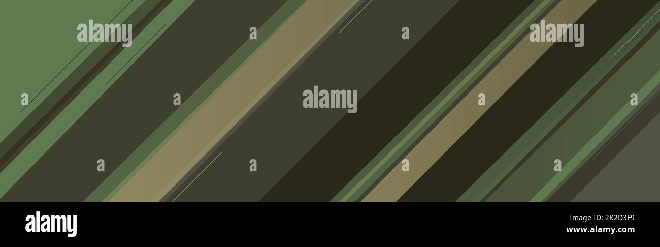 Abstract background khaki slanted green lines - Vector Stock Photo