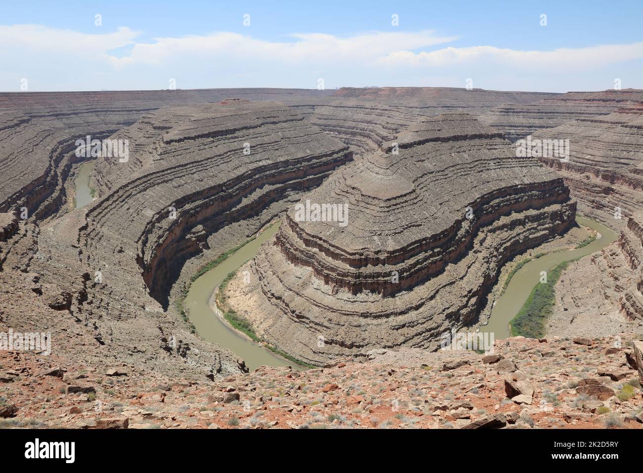 San Juan River in Goosenecks State Park. Utah. USA Stock Photo