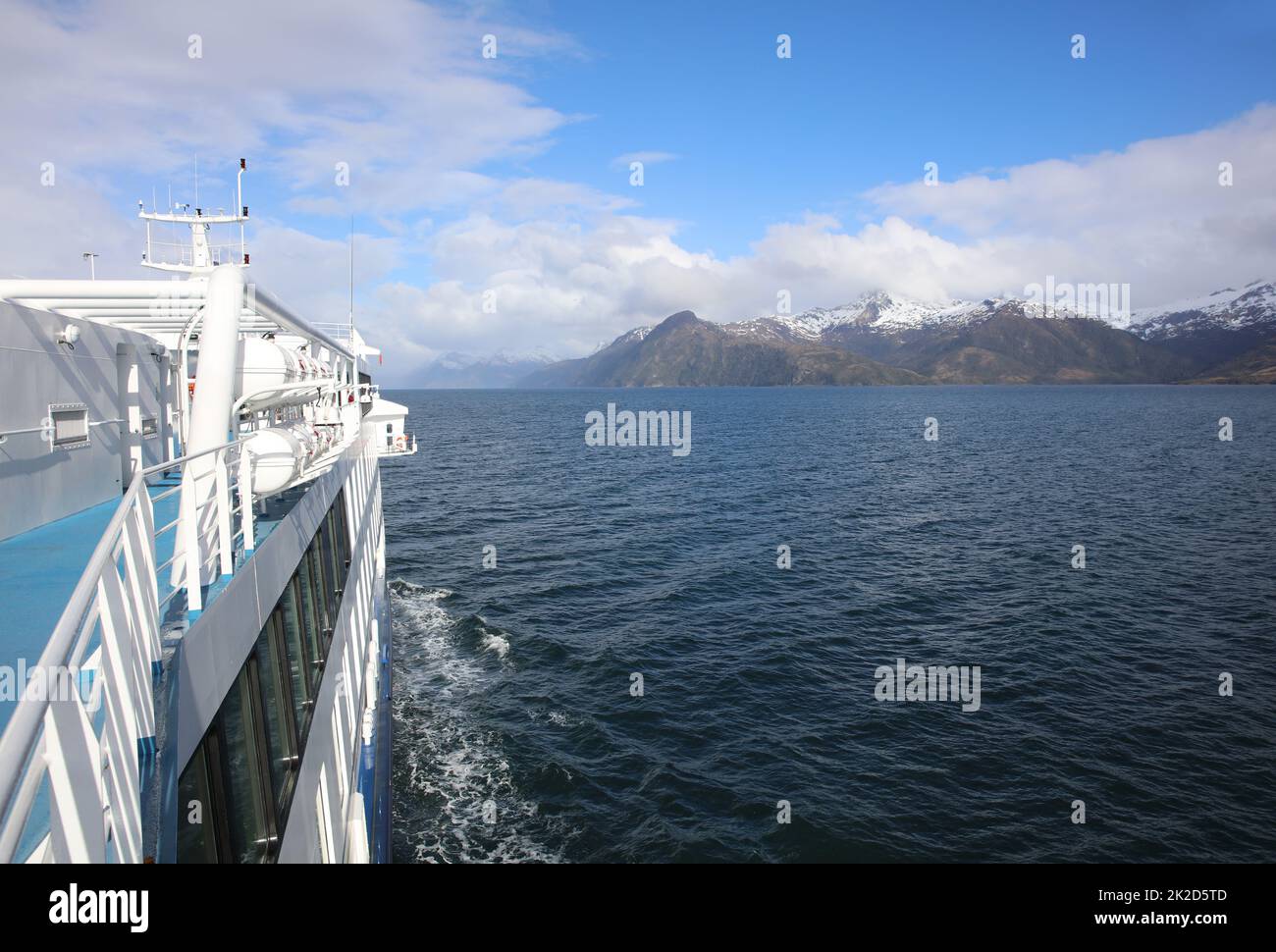 Landscape at Beagle Channel. Patagonia. Chile Stock Photo
