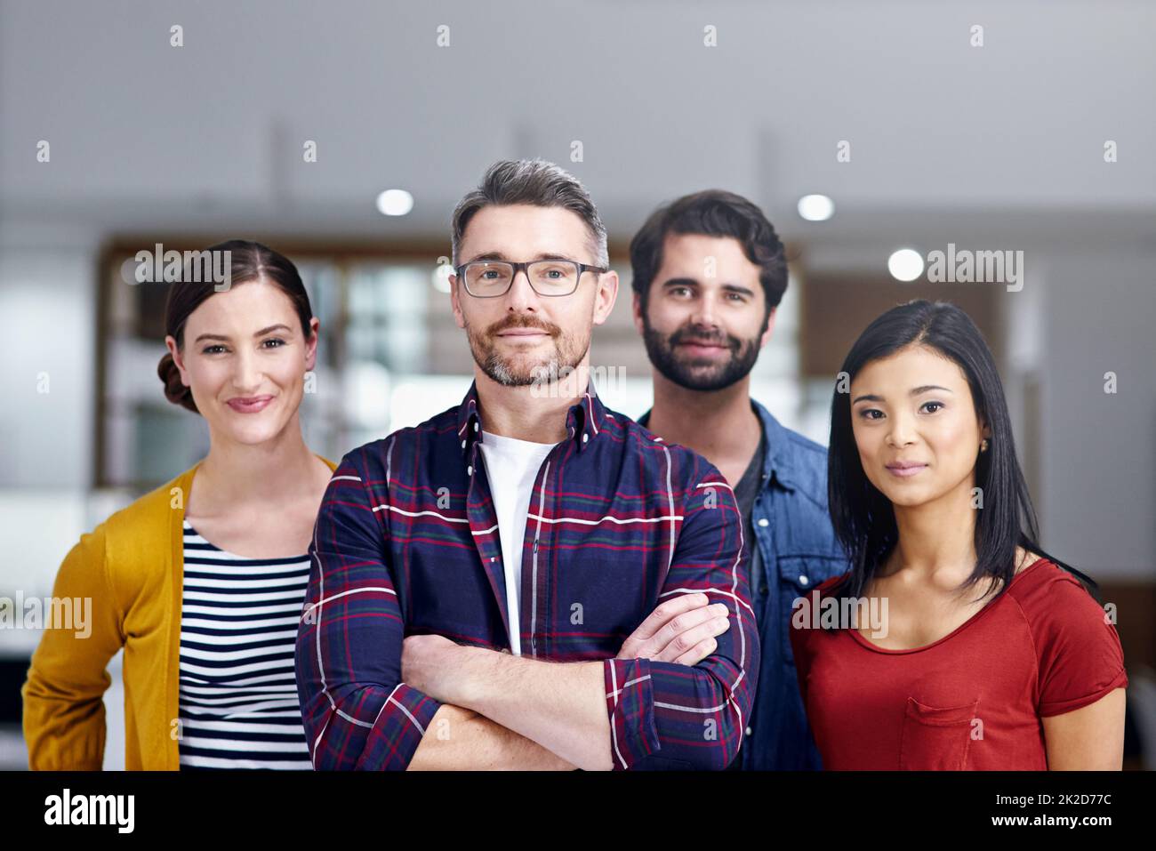 Leading business with great ambitions. Portrait of a group of creatives