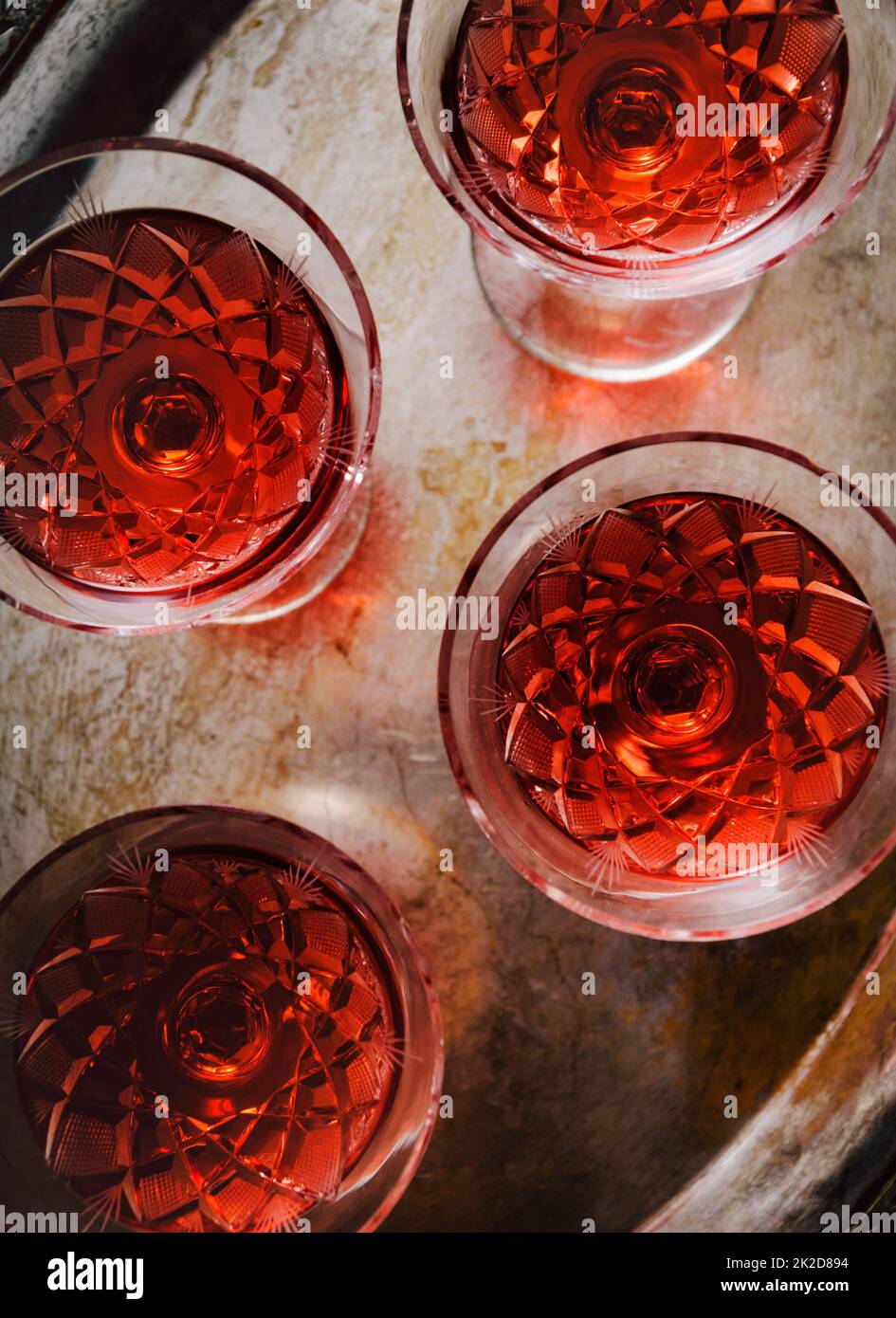 Cherry Liqueur Stock Photo