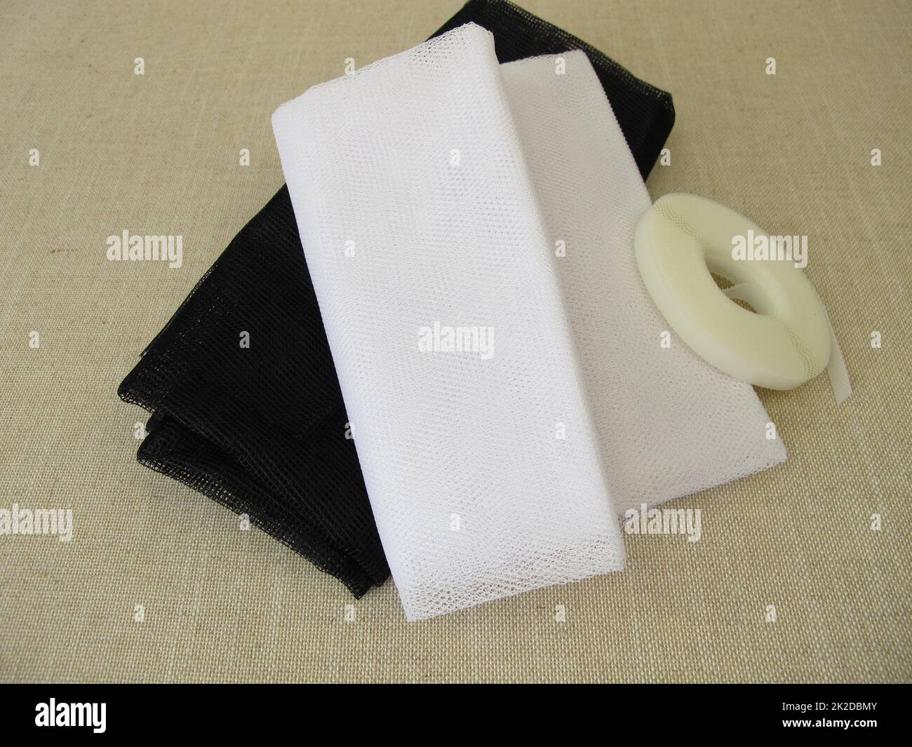 Insect screens for the window in white and anthracite and fixing tape ...