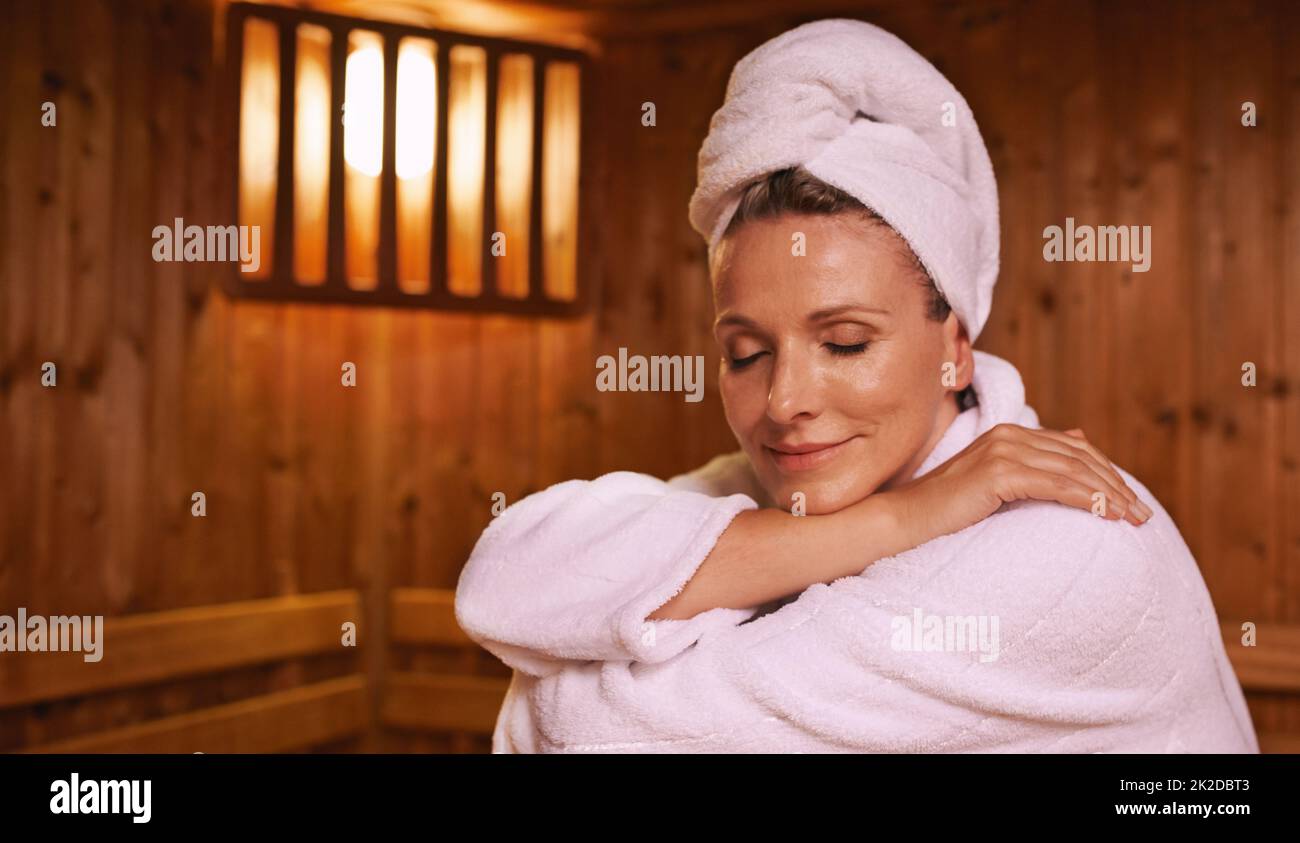 Sauna towel hi-res stock photography and images - Alamy