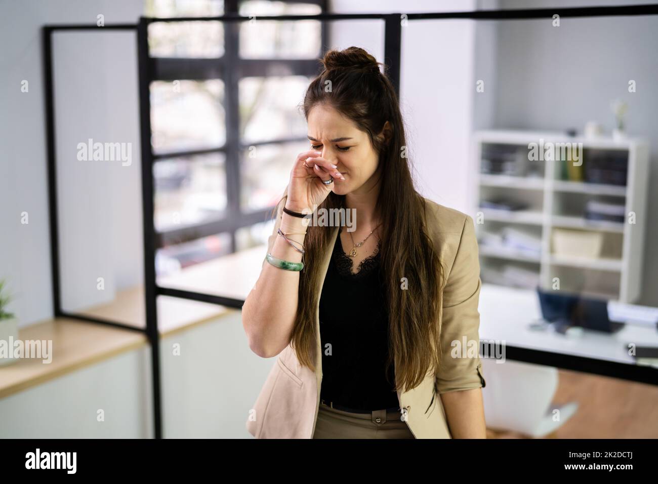 Bad Smell Or Odor From Air Conditioner Stock Photo Alamy