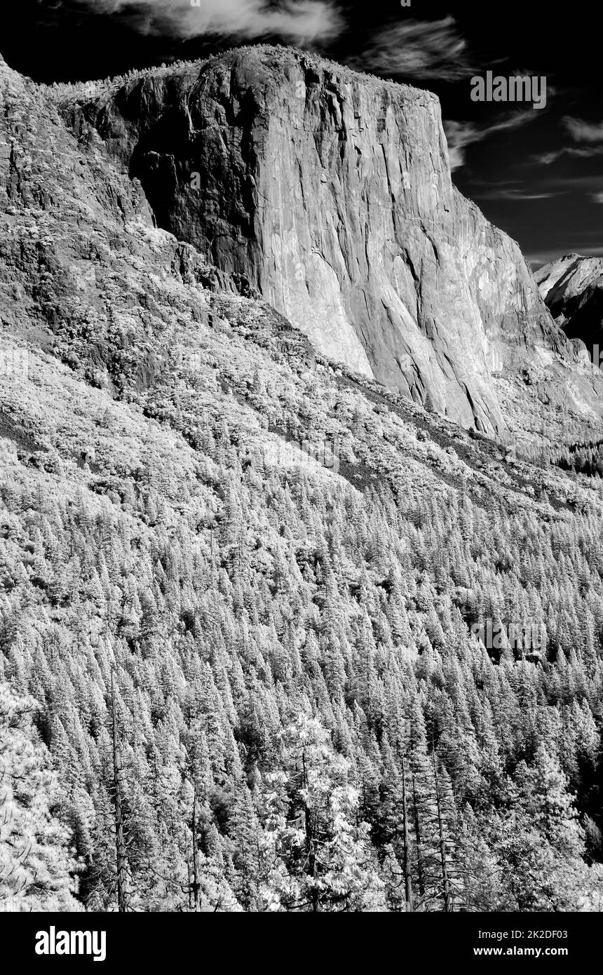 Infrared Yosemite Valley El Capitan Stock Photo Alamy
