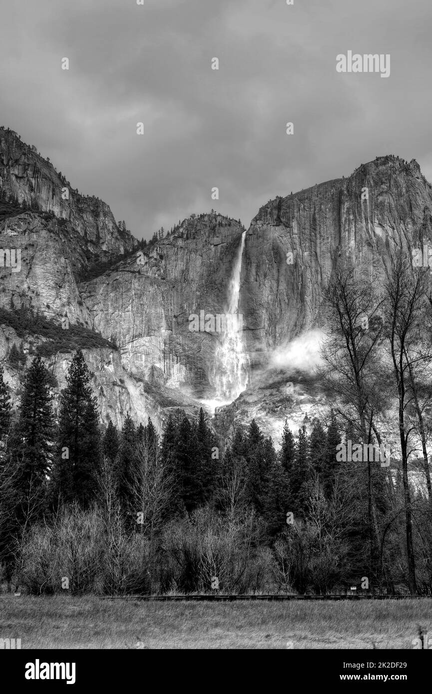 Yosemite Falls Stock Photo
