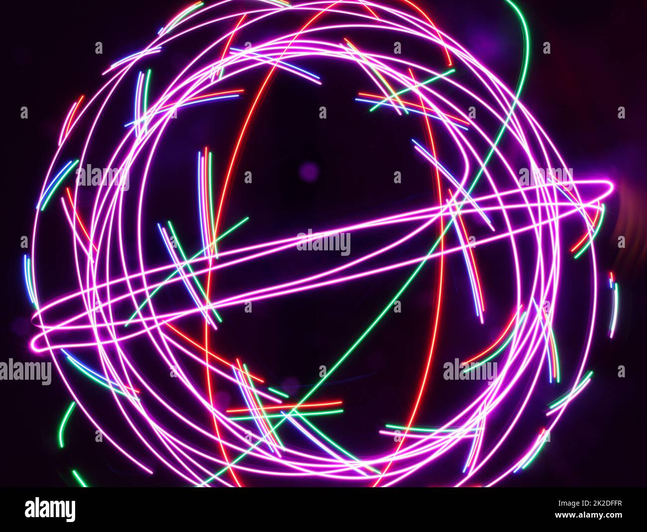 spectacular colored lights with geometric shapes special effects Stock Photo Alamy