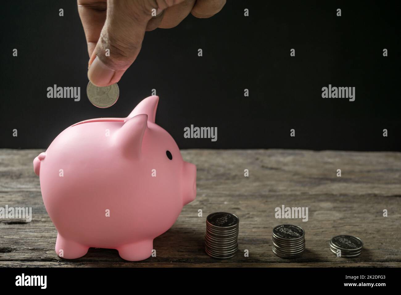 Save money and account banking for finance concept Stock Photo Alamy