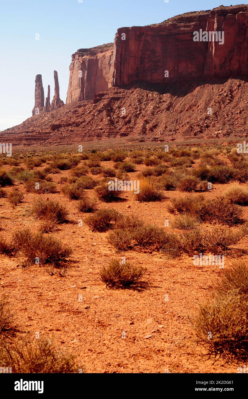 Monument Valley Arizona Navajo Nation Stock Photo
