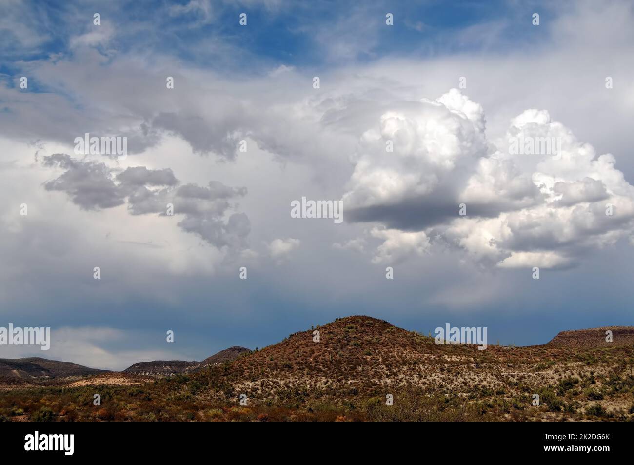 Arizona Desert Storm Stock Photo