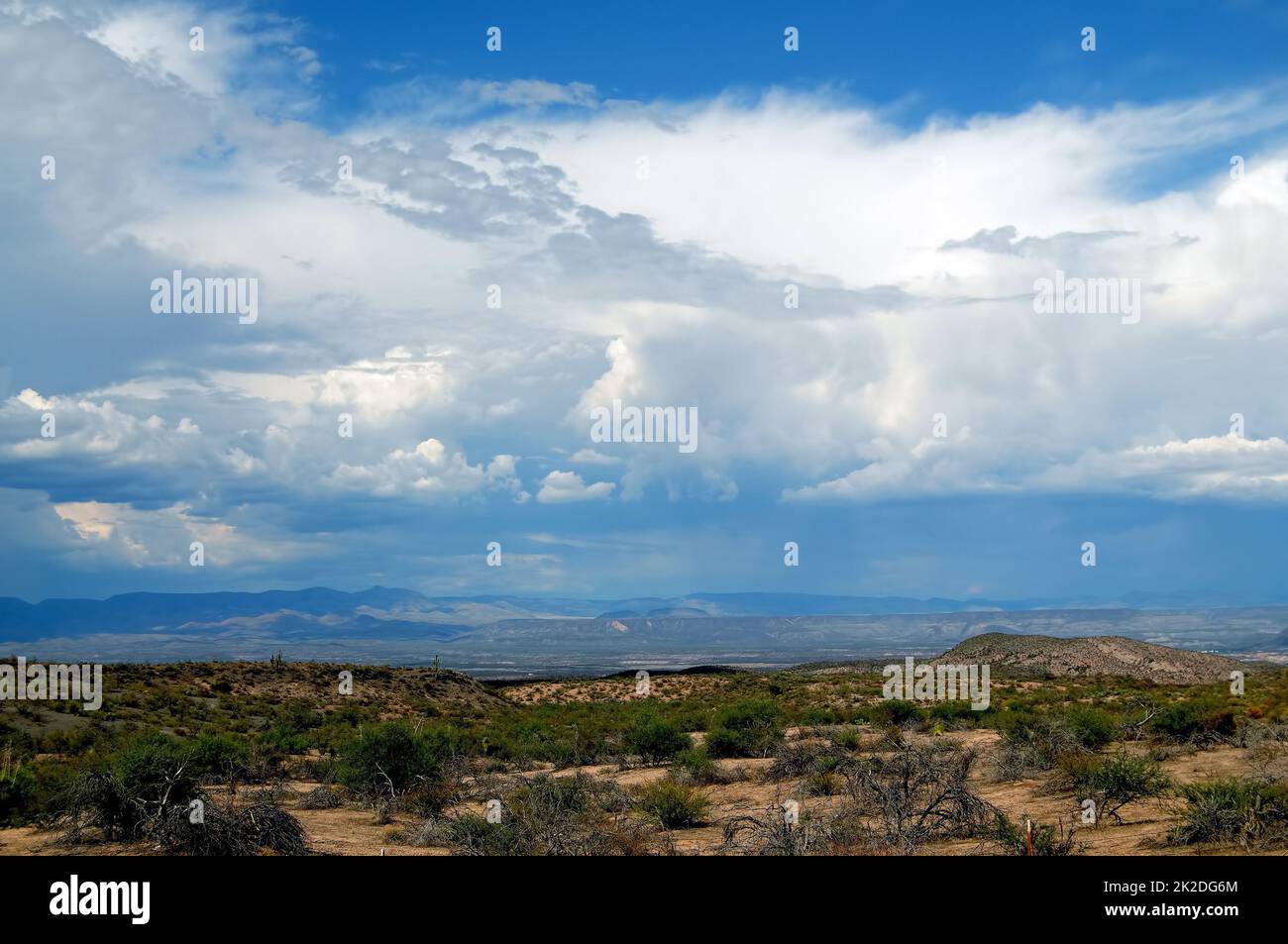 Arizona Desert Storm Stock Photo