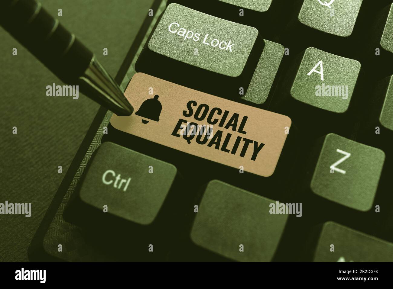 Inspiration showing sign Social Equality. Word Written on applies concerns of justice and fairness to social policy Abstract Typist Practicing Speed Typing, Programmer Debugging Codes Stock Photo