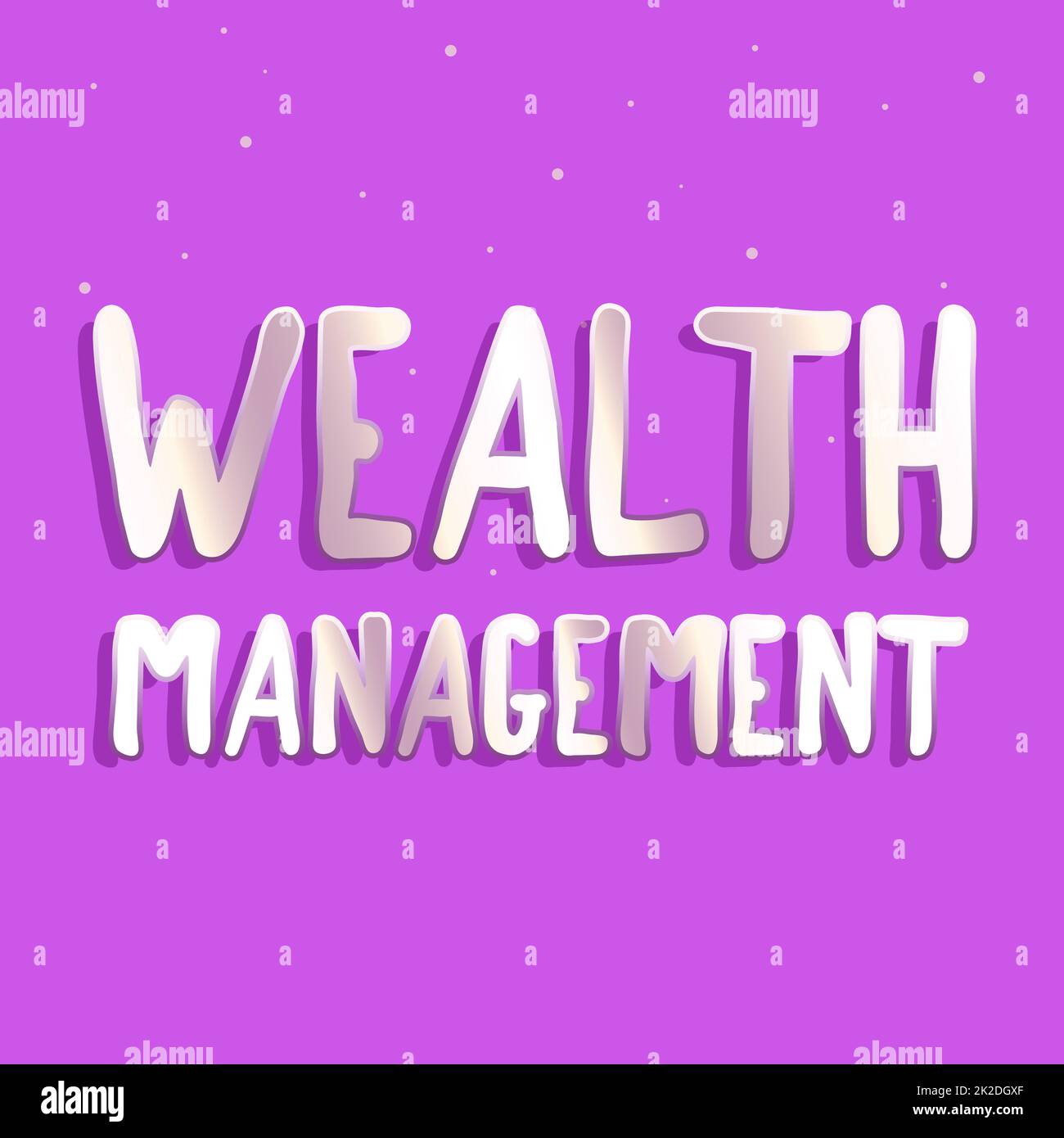 Text showing inspiration Wealth Management. Conceptual photo Wealth Management Line Illustrated Backgrounds With Various Shapes And Colours. Stock Photo