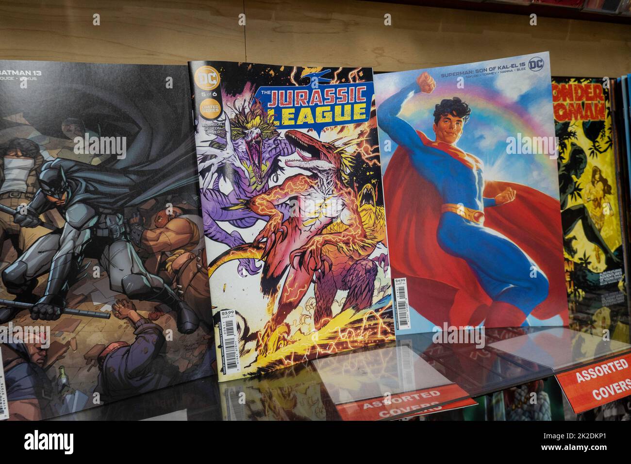 Midtown Comics store is a long established purveyor of pop culture, New York City, USA 2022