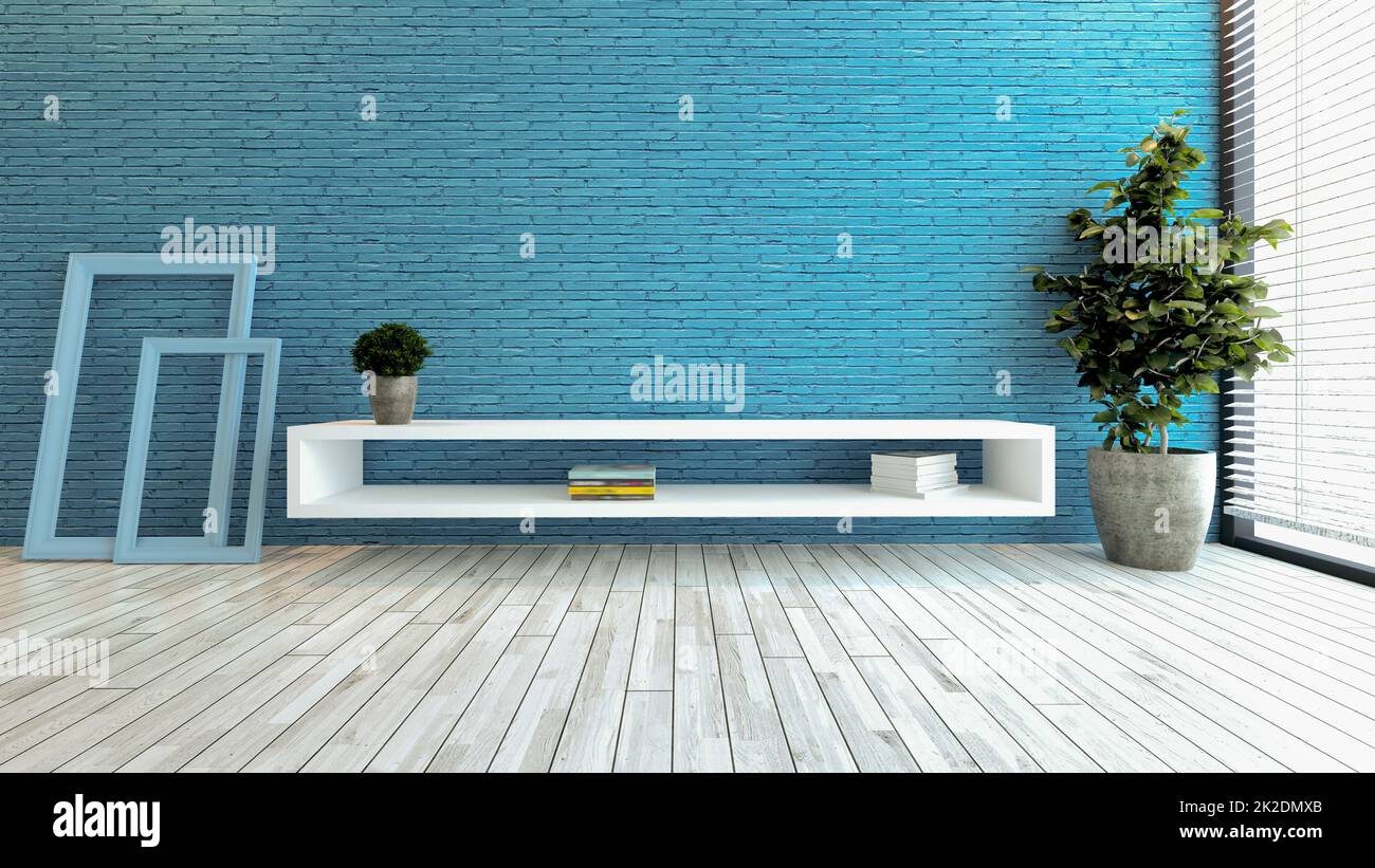 Minimalist design tv unit for modern office or homes design idea 3D