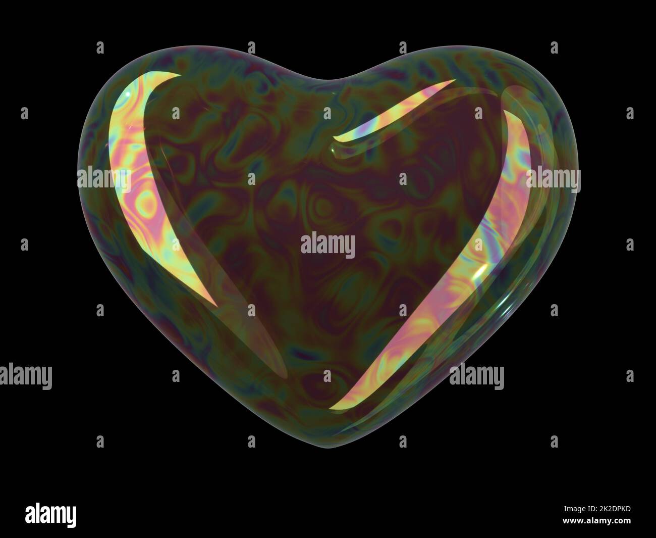 Heart shaped soap bubble Stock Photo - Alamy