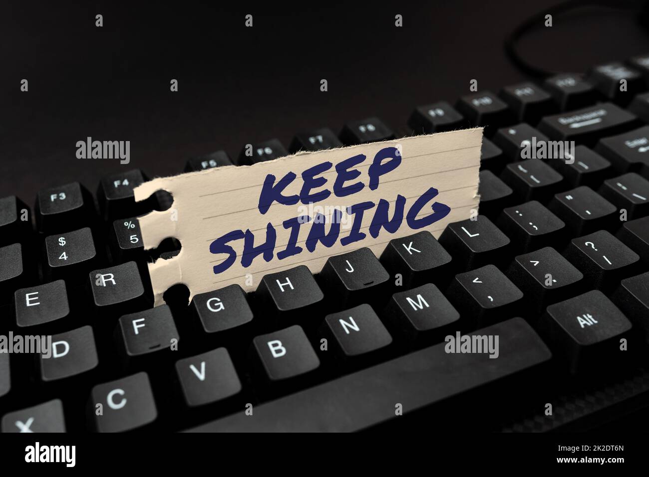 Writing displaying text Keep Shining. Word for being a good demonstrating excelling on a chosen endeavor or career Composing New Email Message, Researching Internet For Informations Stock Photo